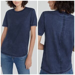 AG Gray Boy Tee in Sunbaked Indigo Ink 100% Cotton Classic Essential Large